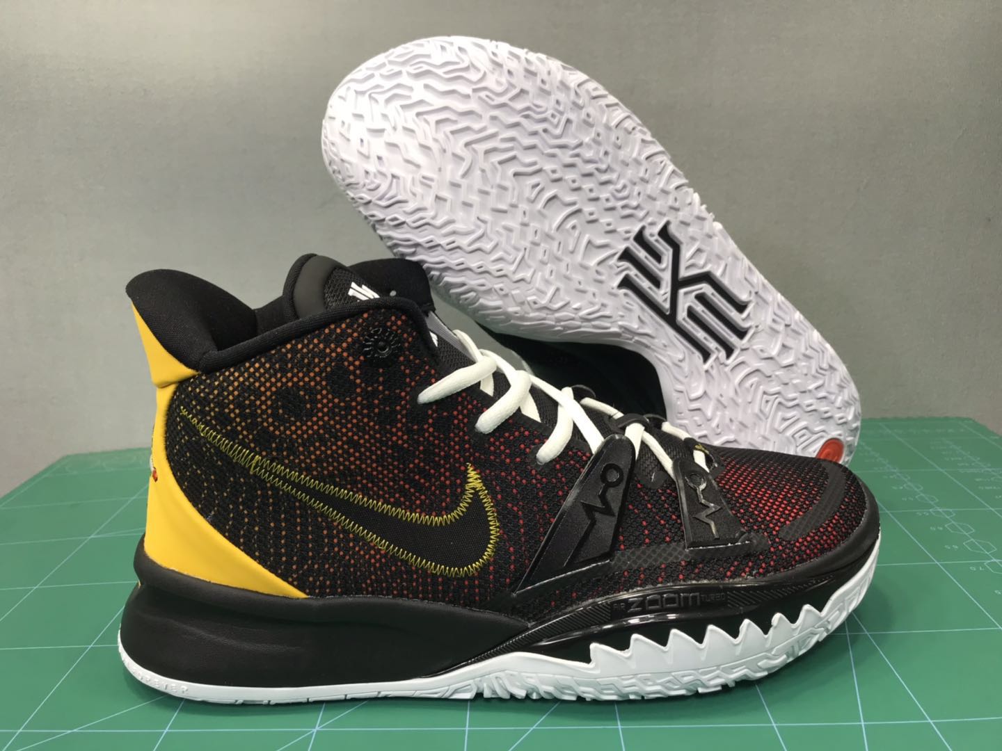 Nike Kyrie 7 Alien Black Red Yellow White Shoes